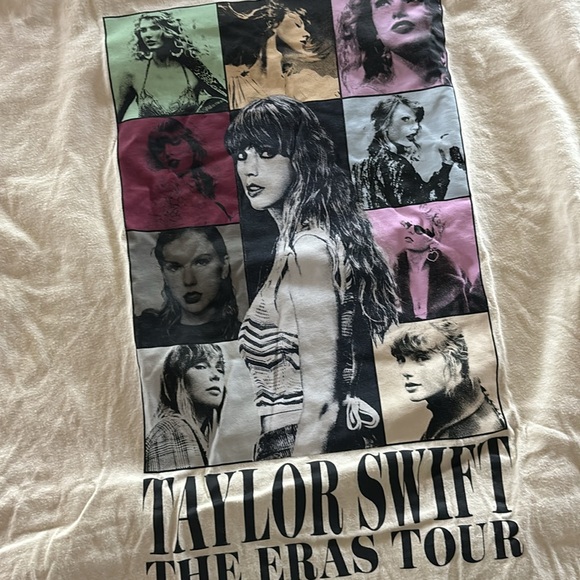 TAYLOR SWIFT | Official Authentic Eras Tour Concert White Graphic T-Shirt XL - Picture 2 of 4